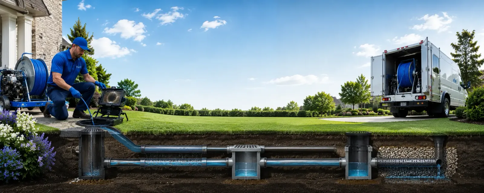 Outdoor drain cleaning information for Rhoadesville, VA